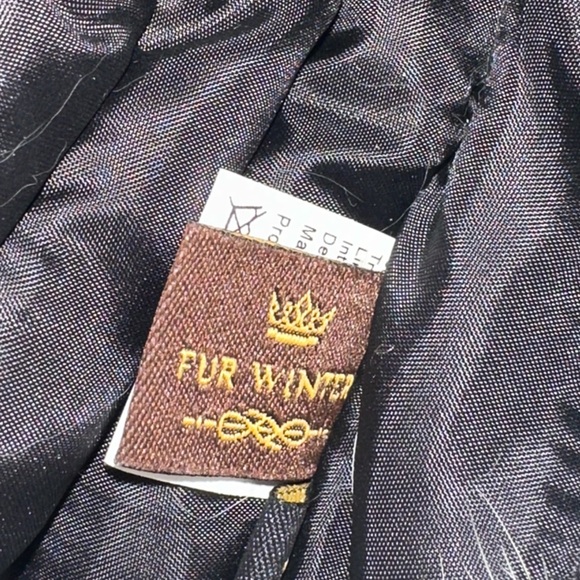 Winter Fur Real Rabbit Fur Wool Blend Buffalo Check Trapper Hat Black/Grey S/M - Picture 11 of 11